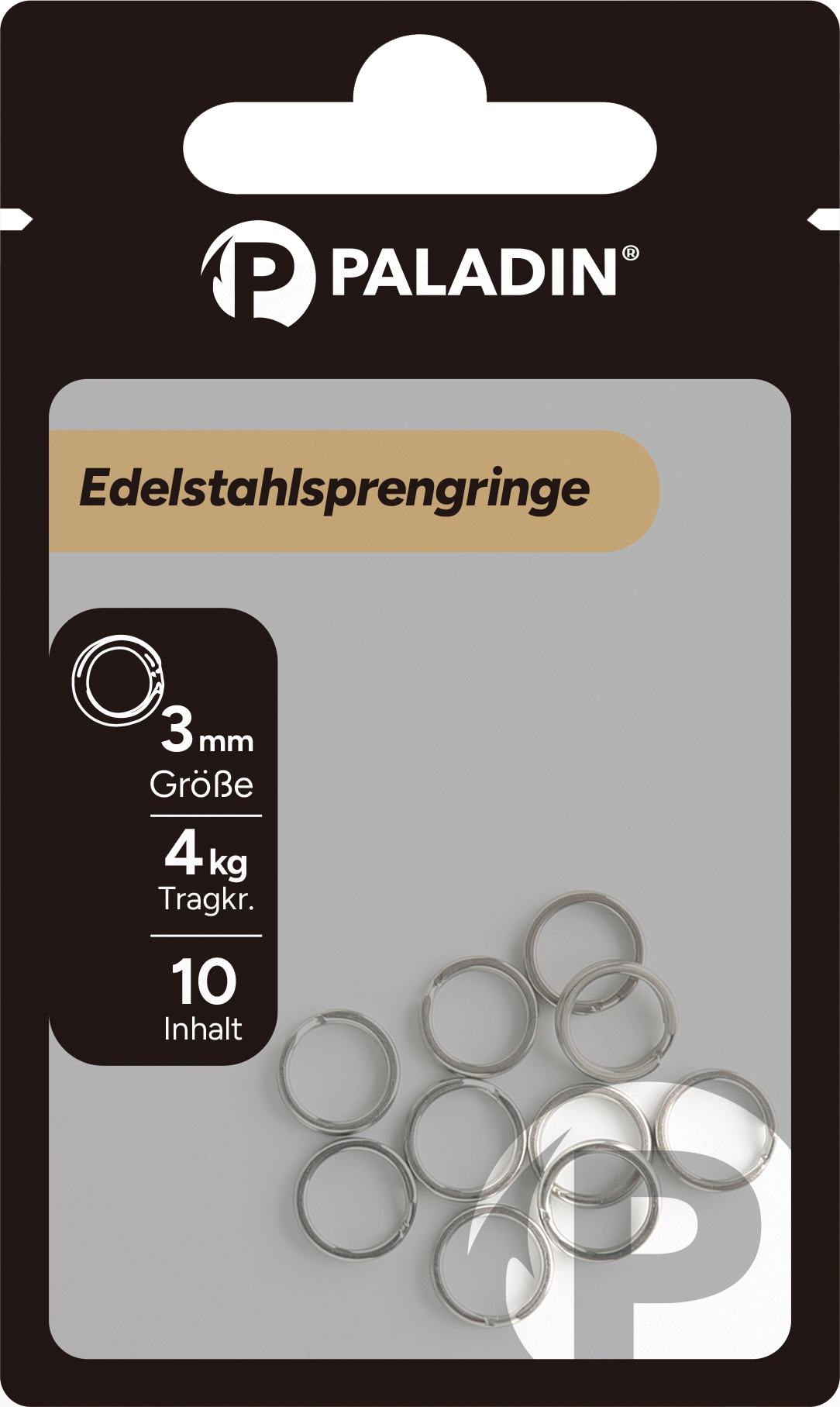 Edelstahlsprengringe 10mm Inhalt 10x