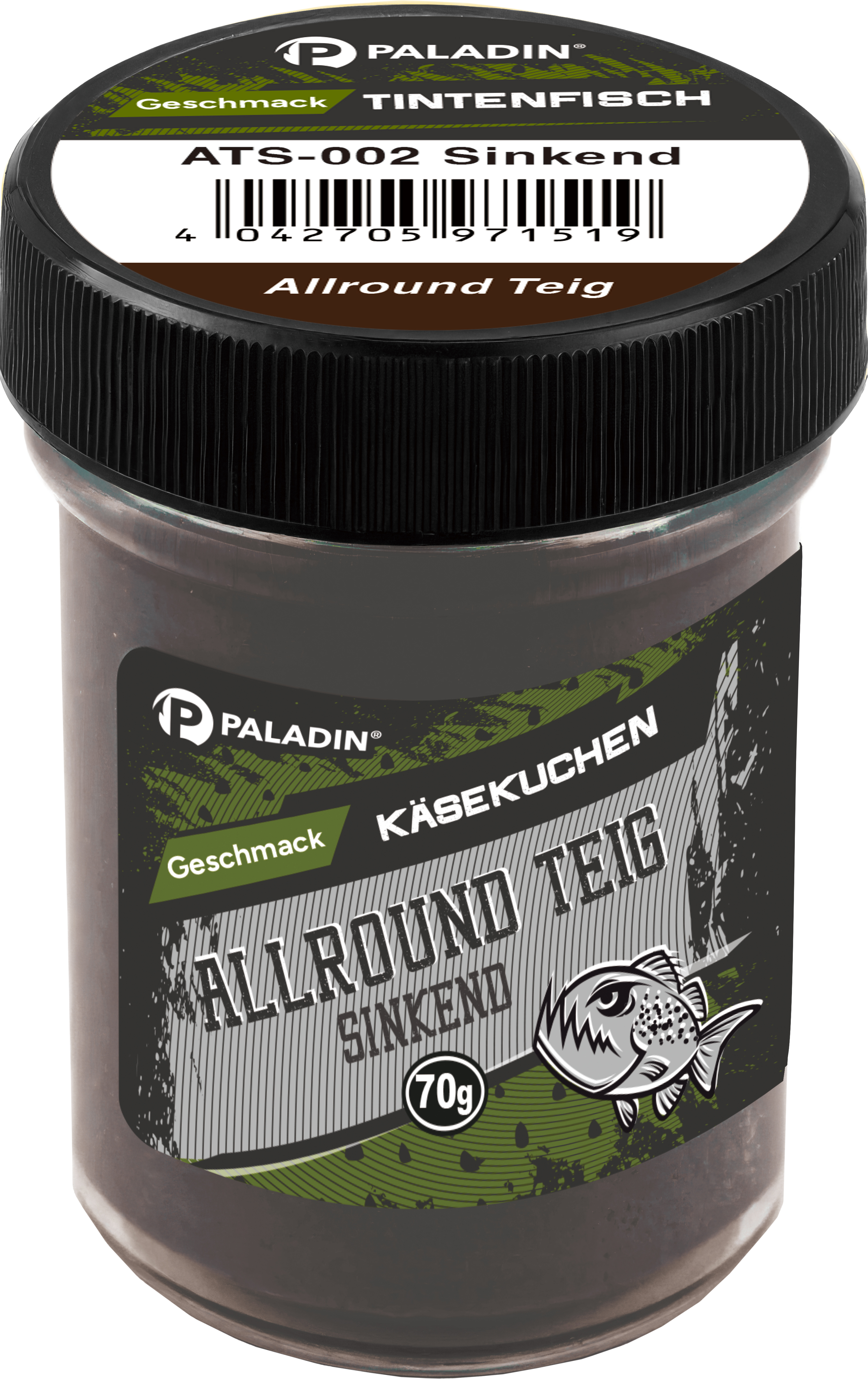 Allroundteig Tintenfisch, schwarz