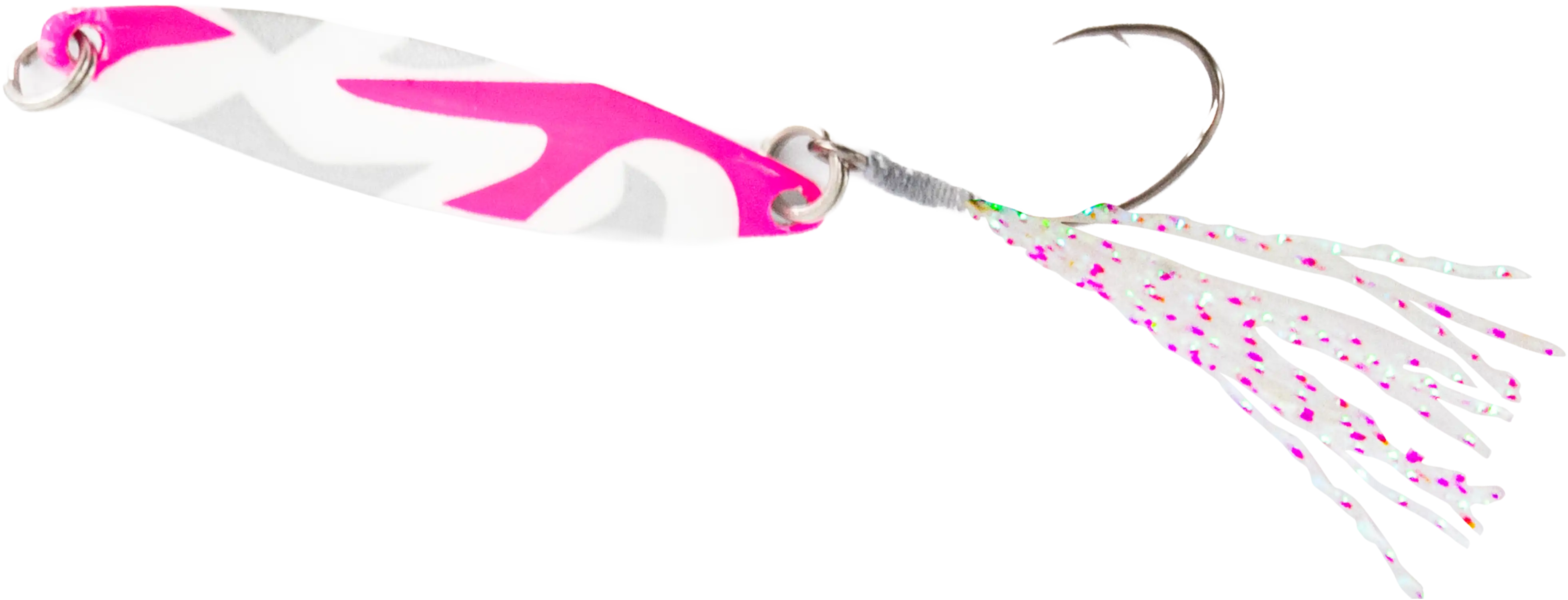 Spoon Laxxer 2,8 g pink, weiß, silber / weiß