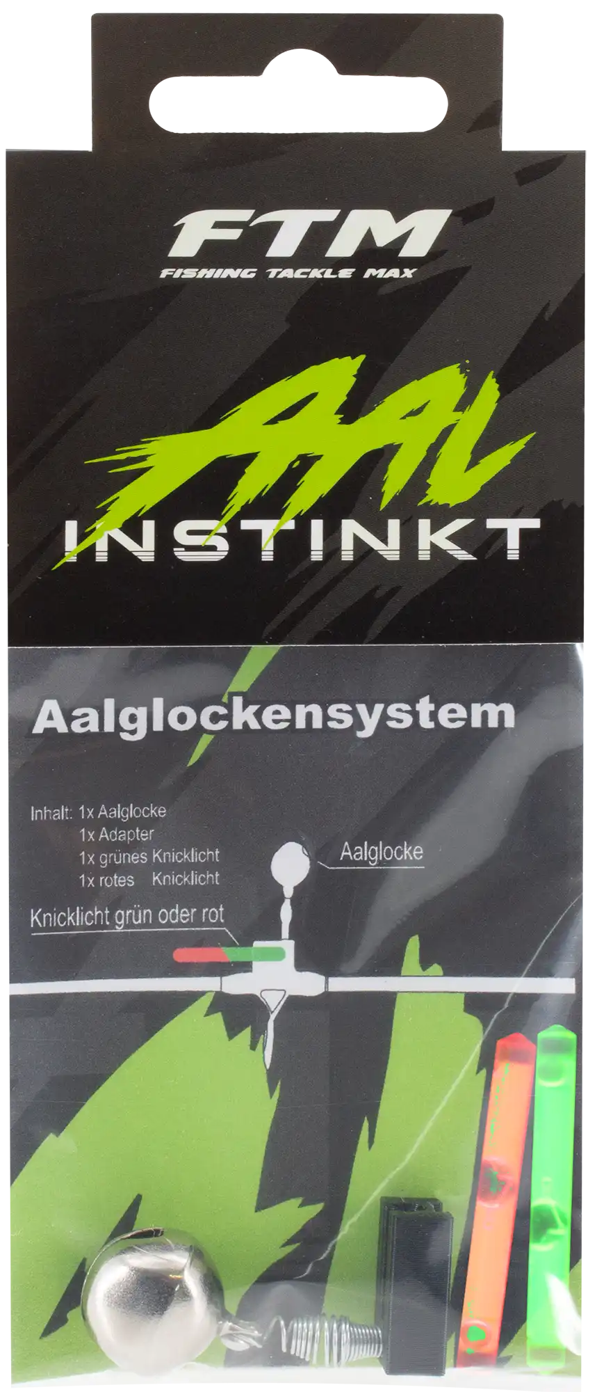 AAL INSTINKT Aalglockensystem mit 2 Knicklichtern