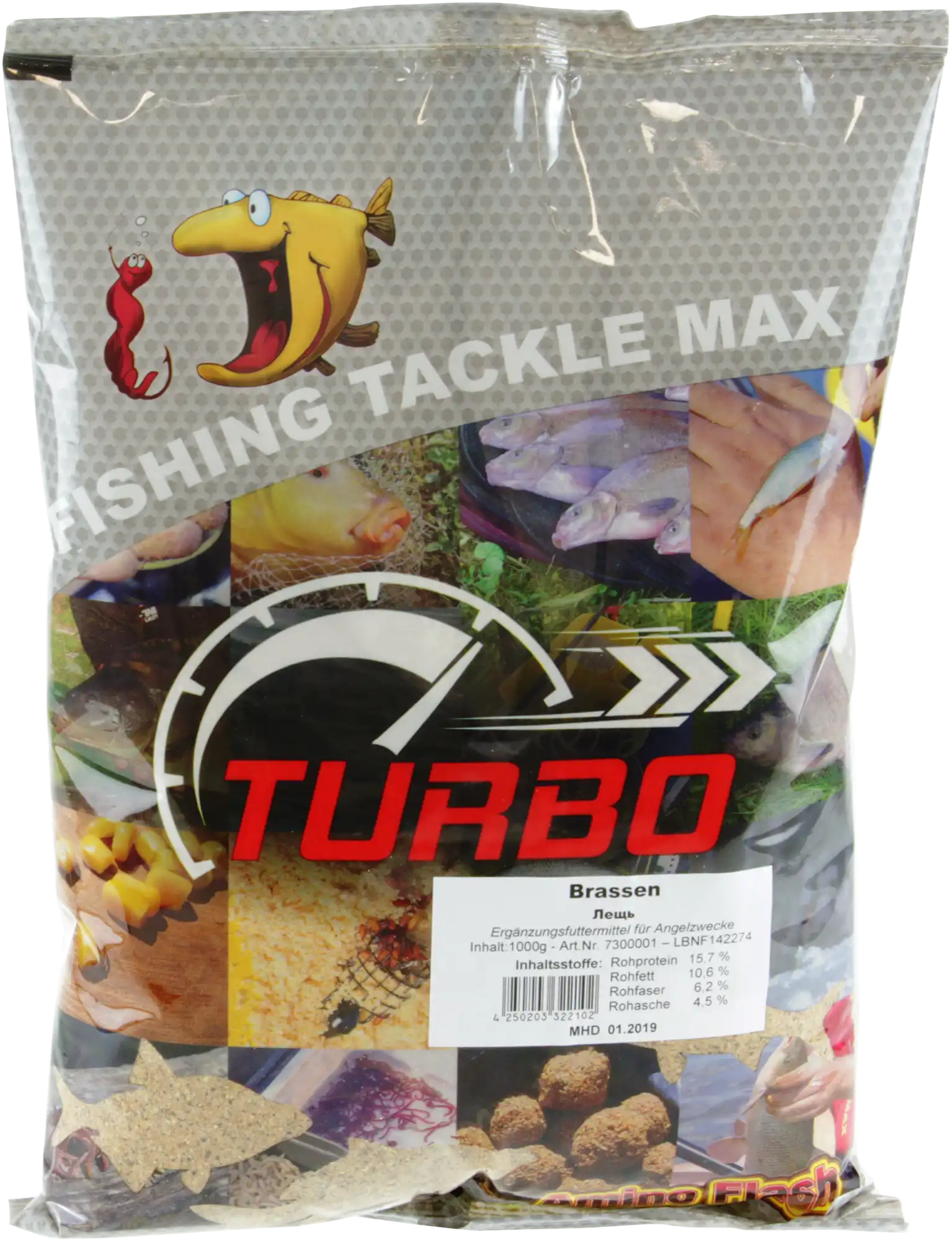 Turbo Brassen braun 1 kg Tüte