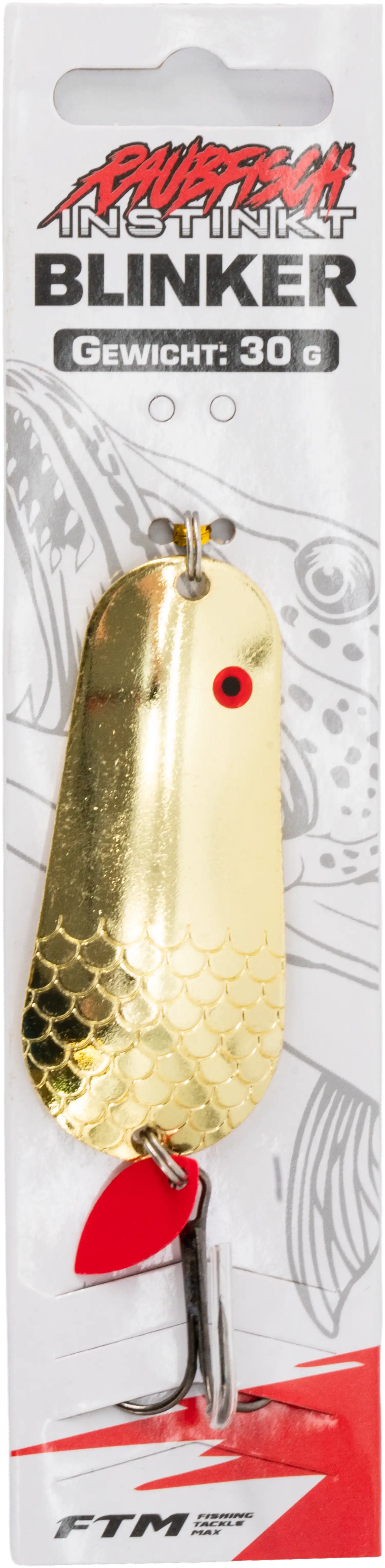 Raubfisch Instinkt Blinker Gold 30 g