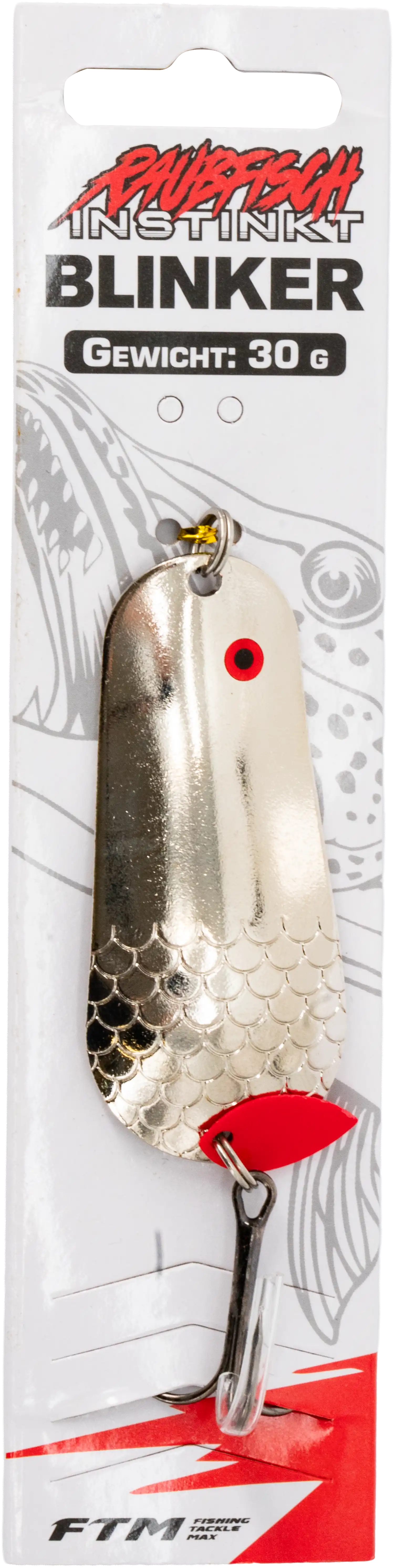 Raubfisch Instinkt Blinker Silber 30 g