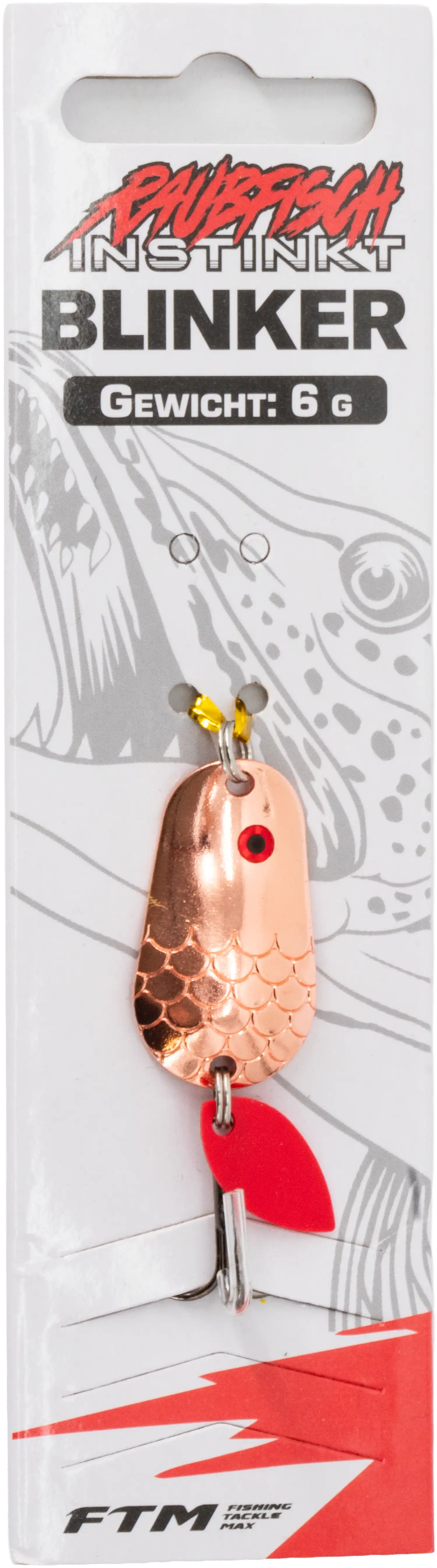Raubfisch Instinkt Blinker Bronze 6 g