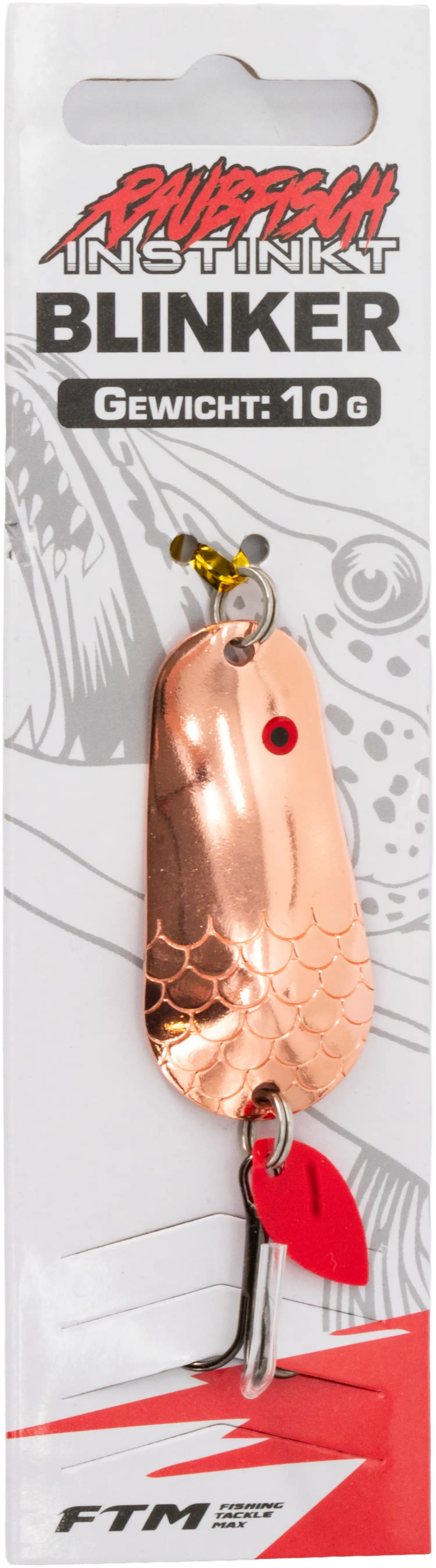 Raubfisch Instinkt Blinker Bronze 10 g