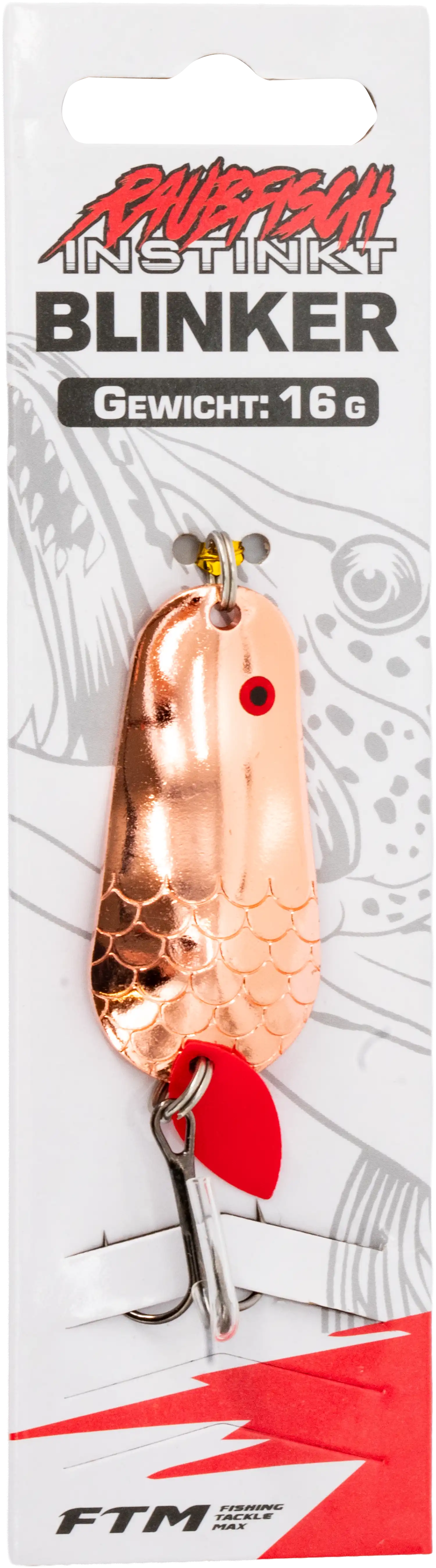 Raubfisch Instinkt Blinker Bronze 16 g