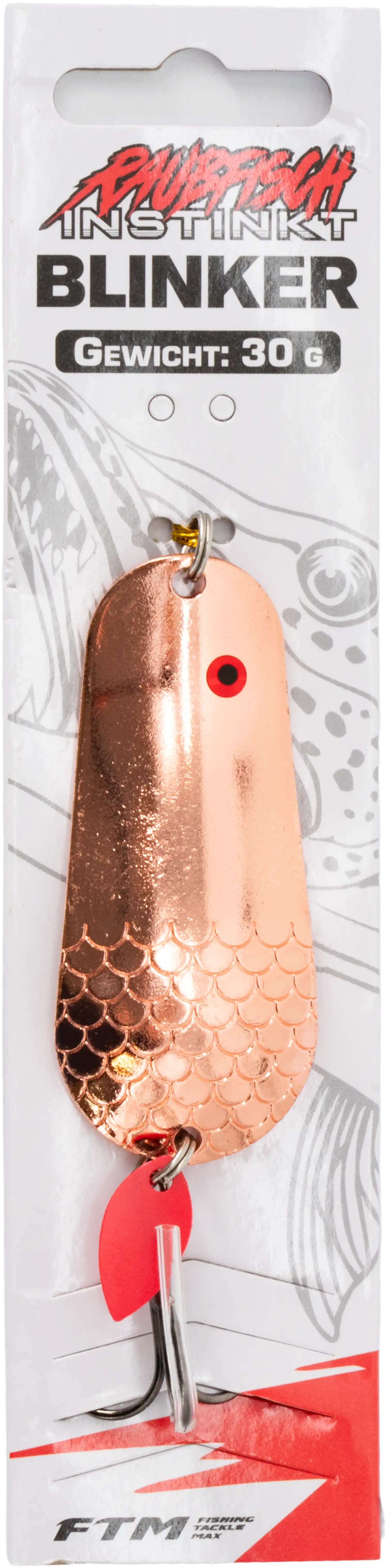 Raubfisch Instinkt Blinker Bronze 30 g