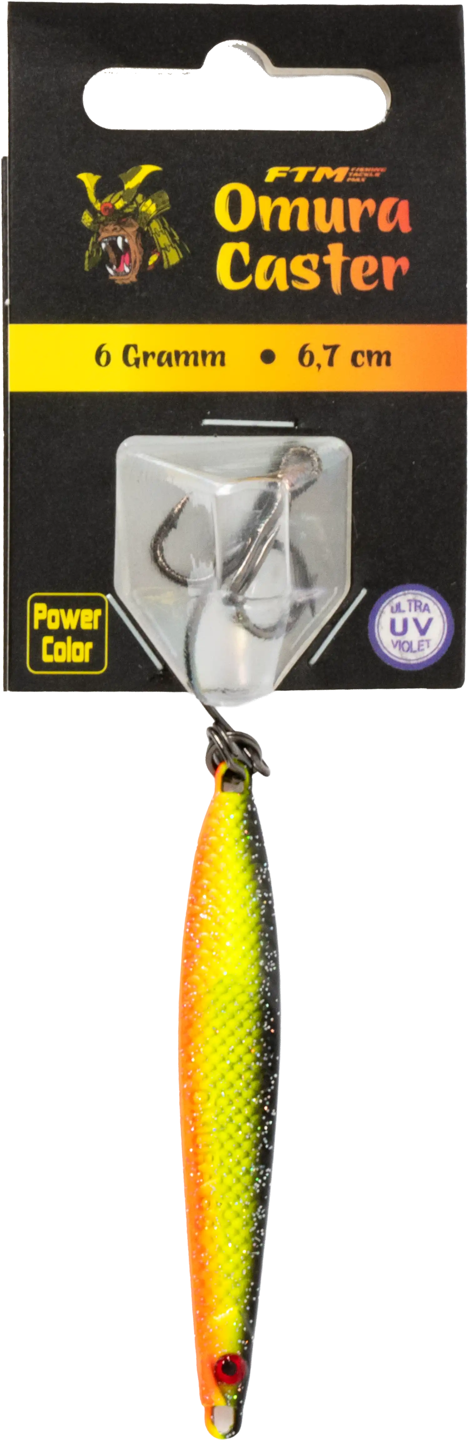 Omura Caster 6 g Farbe 18 Yellow Tiger