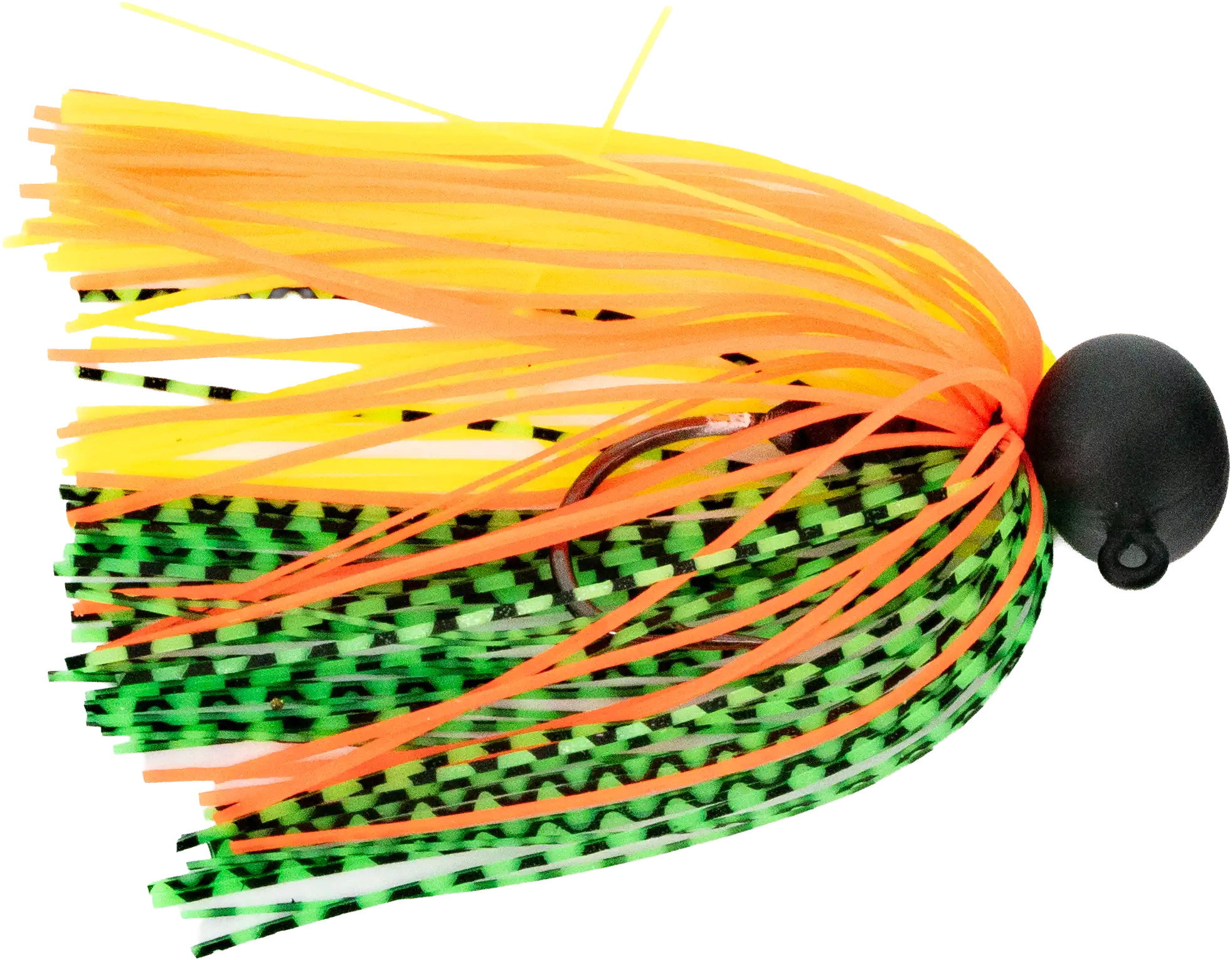 JustPro Skirted Jig Green Tiger/Chartreuse 14 g 1/0
