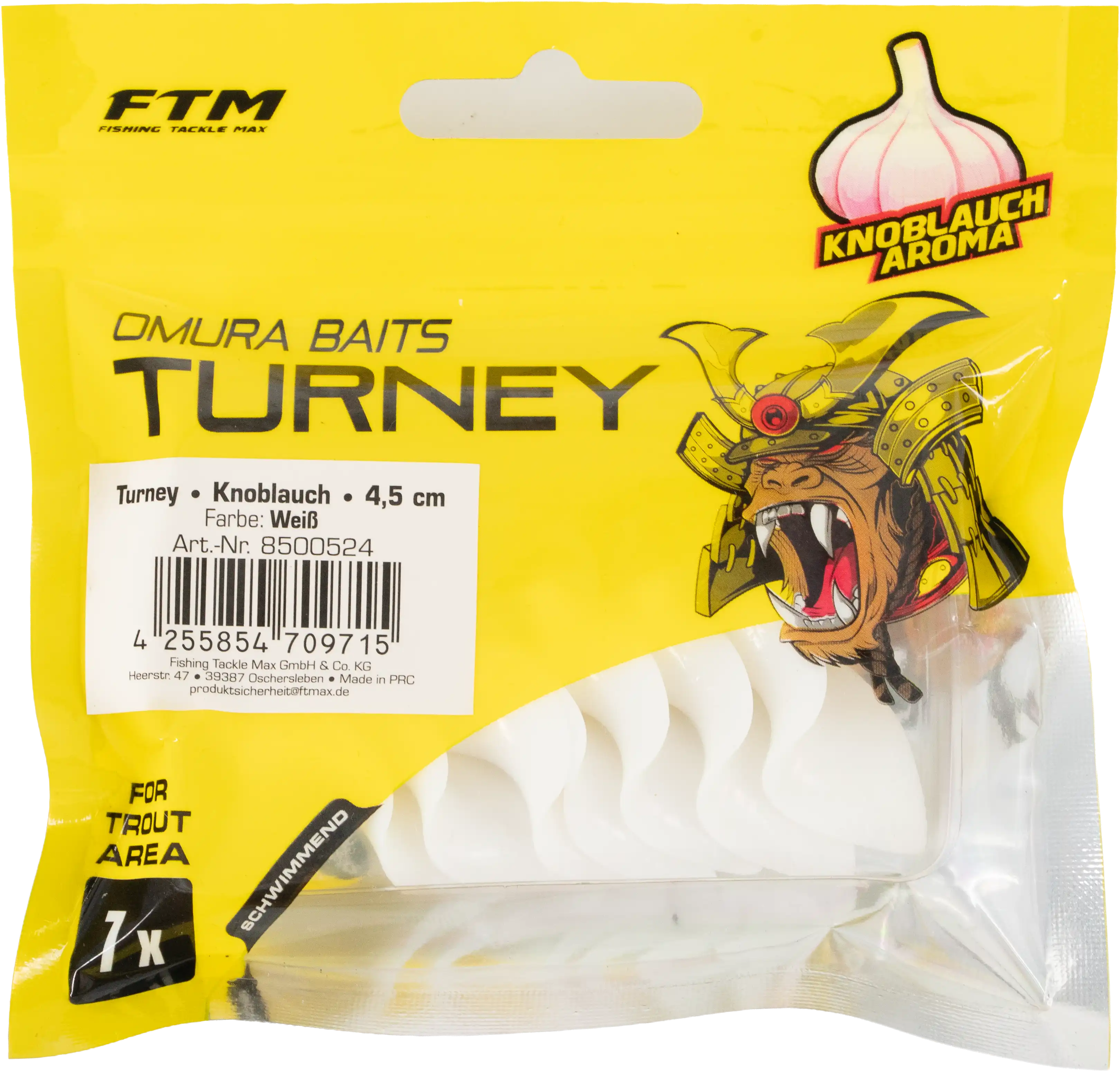 Omura Baits Turney Knoblauch Weiß 4,5 cm