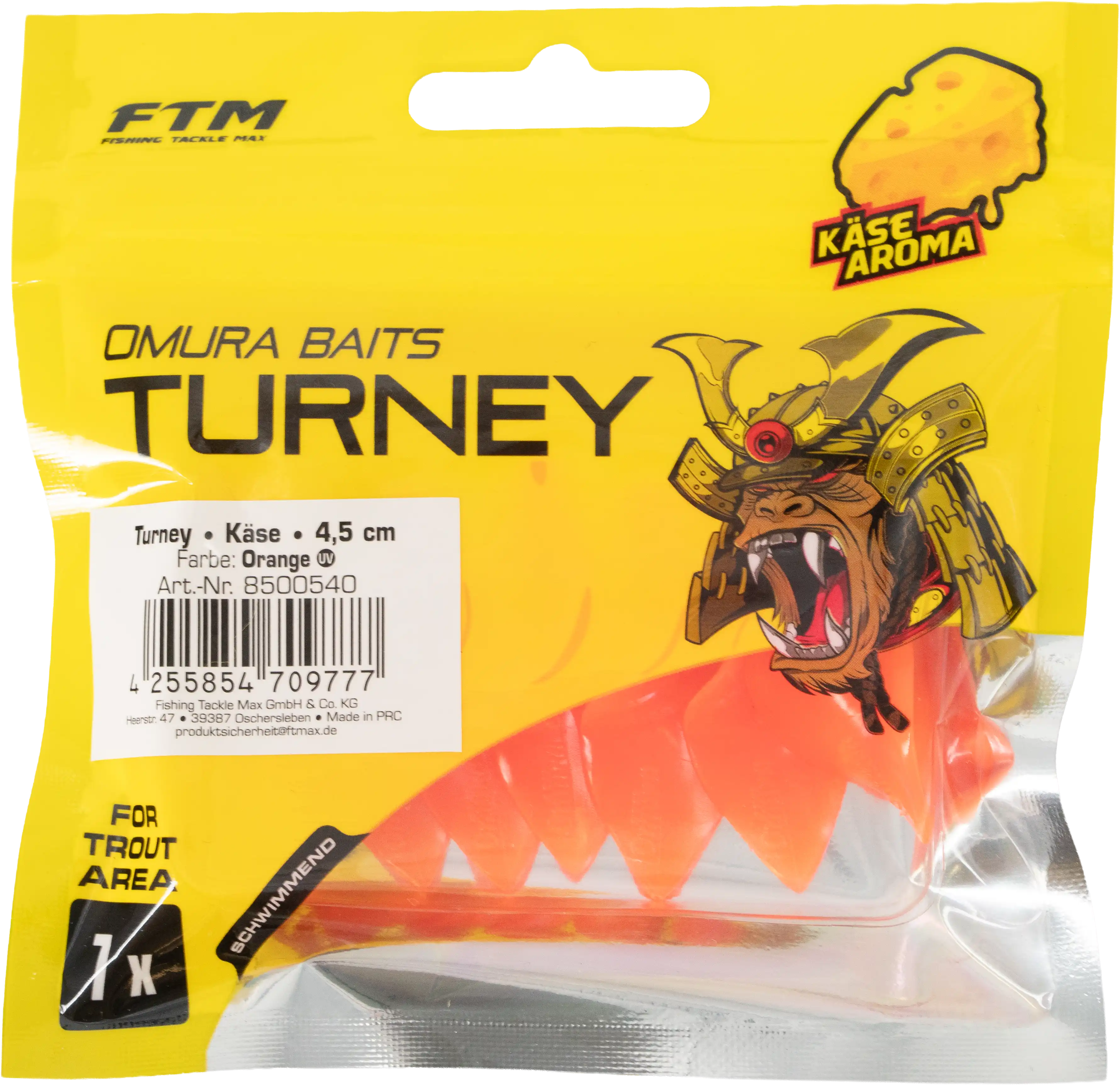 Omura Baits Turney Käse Orange 4,5 cm