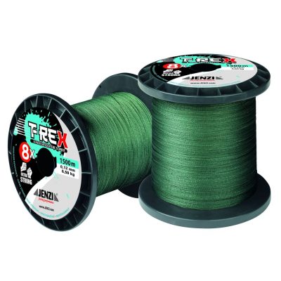 8-Braid, green,0,12mm.,1500m.