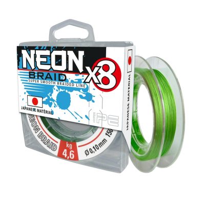 8x-Braid Chartreu. 0,10mm,150m