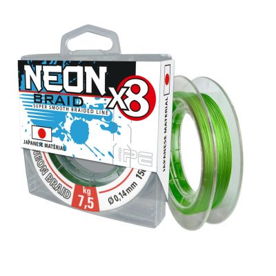 8x-Braid Chartreu. 0,14mm,150m