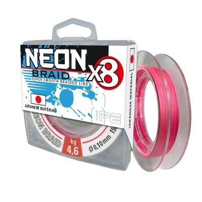 8x-Braid Neon Pink 0,10mm,150m