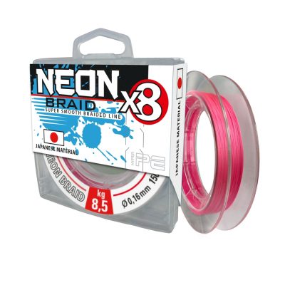 8x-Braid Neon Pink 0,16mm,150m