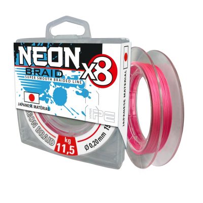 8x-Braid Neon Pink 0,20mm,150m