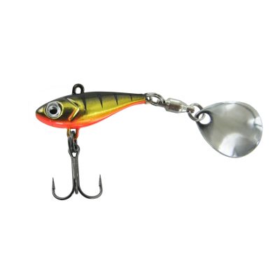 UV Jig Spinner,Perch Body 7g.