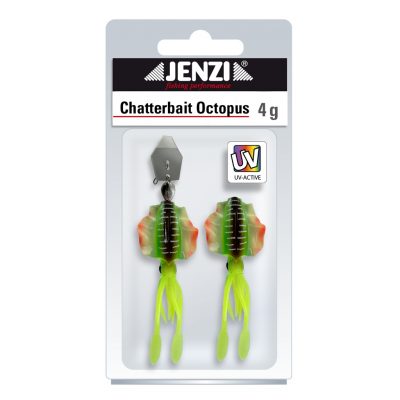 Chatterbait,Octopus.4g,Fire-Ti