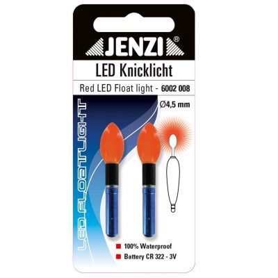 LED Knickl. Bulb 2 St./SB red