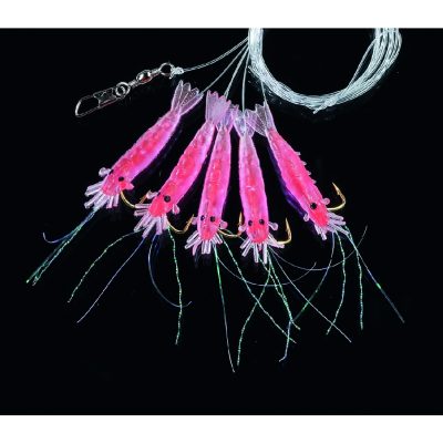 Shrimp-Rig 5 Arme Hook 8, Red