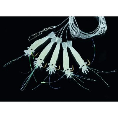 Shrimp-Rig 5 Arme Hook 8, Lumi