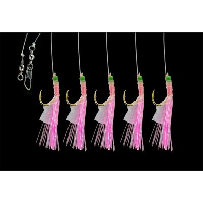 Heringvorfach,Pink. 5Hak, Gr.10