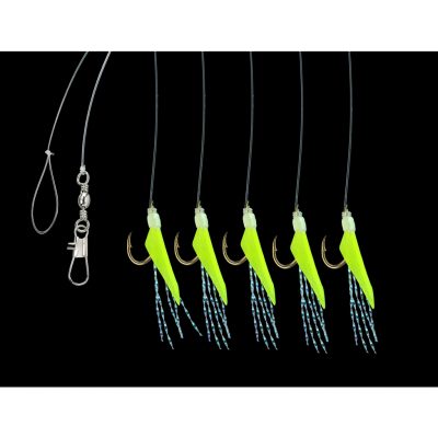 Heringsvorfach 5-Arm Neon-Gelb