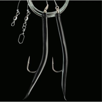 Gummi-Makk Black montiert 12/0