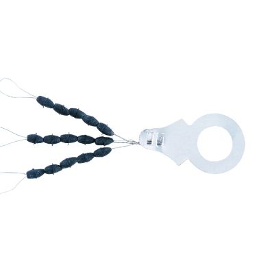 Gummistopper Schwarz, Mittel