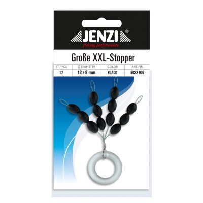 Große Stopper,Bla. Gr.12x8mm, 12 St./SB