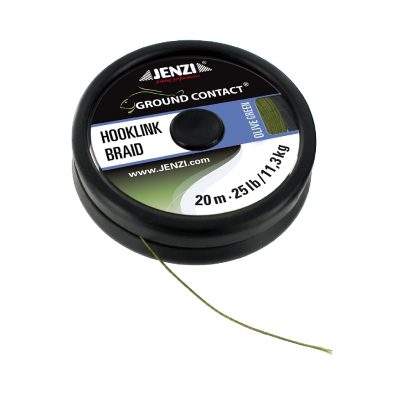 Hooklink Braid 20m Olive-Green