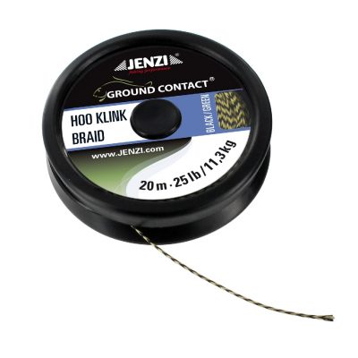 Hooklink Braid 20m Black+Green