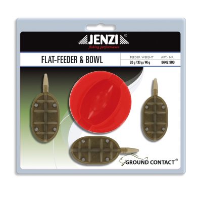 Flat-Feeder + Cup - Assortment, 20,30,40g