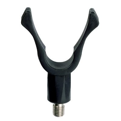 U-Rutenauflage Metallgew. Blac
