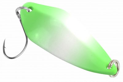 Spoon Rock 4,2 g neon grün lumi/schwarz m. Glitter lumi