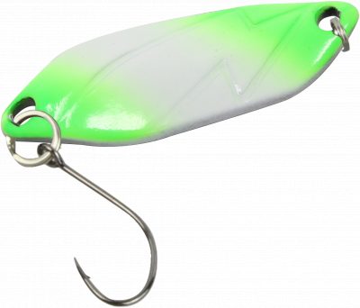 Spoon Strike 2,1 g neon grün lumi / schwarz m. Glitter lumi