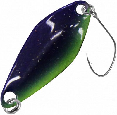 Spoon Tremo 2,3 g lila - grün / schwarz - gold