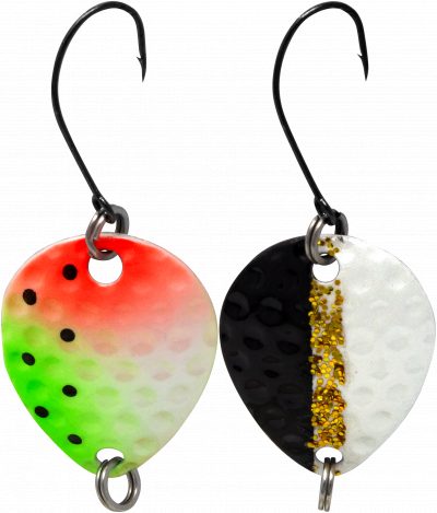 Bilg Spoon Inh. 2 Stück schwarz - weiß / Regenbogen 1,7g