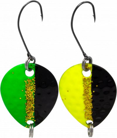 Bilg Spoon Inh. 2 Stück schwarz - gelb / schwarz - grün 1,7 g