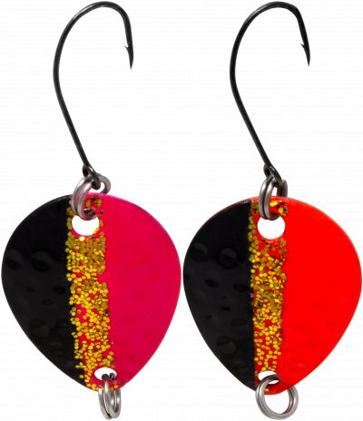 Bilg Spoon Inh. 2 Stück schwarz - orange / schwarz - pink 1,7 g