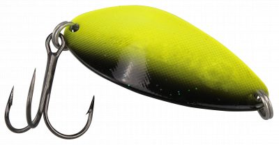 Omura Lachs 10,5 g schwarz - gelb glitter / schwarz glitter