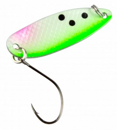Spoon Hammer 3,2 g salmon green white UV / green UV