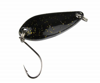 Spoon Diamond 3,8 g schwarz gold glitter / weiß rot glitter
