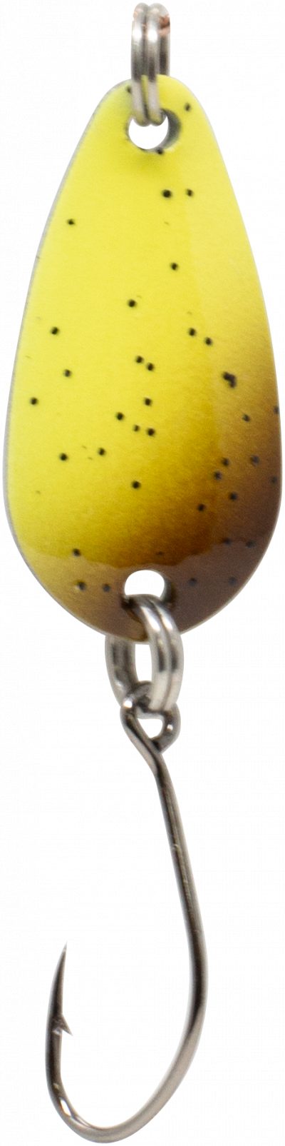 Spoon Bee 1,8 g pastellgelb - gold blauer Glitter / schwarz Glitter