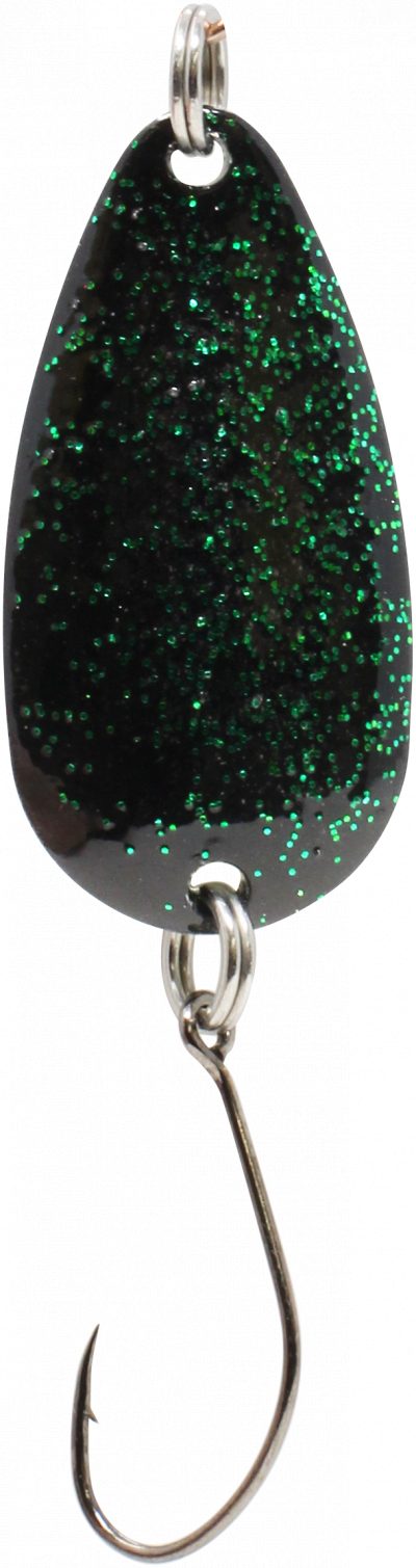 Spoon Bee 3,7 g schwarz grüner Glitter / grün goldener Glitter