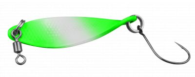 Spoon Wob 3,2 g neon grün lumi / schwarz m. Glitter