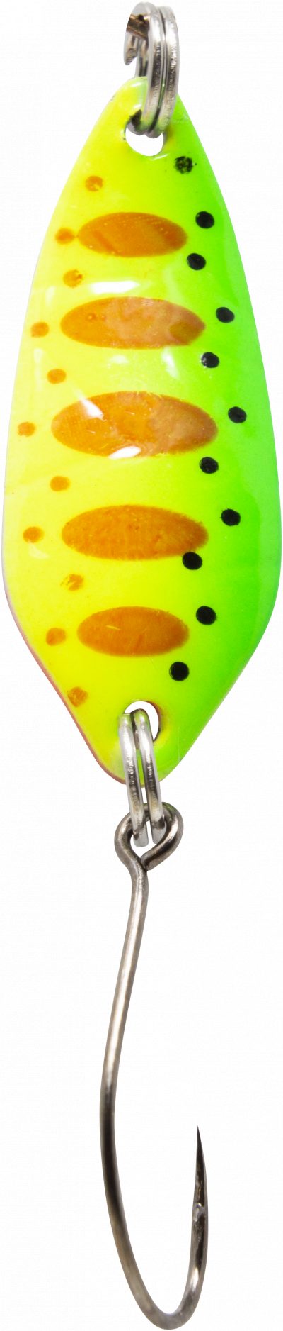 Spoon Strike 2,1 g grün-gelb-orange-schwarz / rot-orange