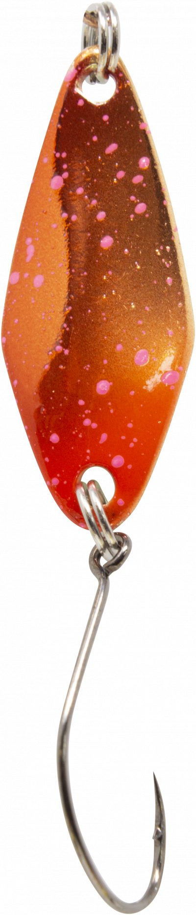 Spoon Tremo 2,3 g orange-rot pink / weiß-grün m. Glitter