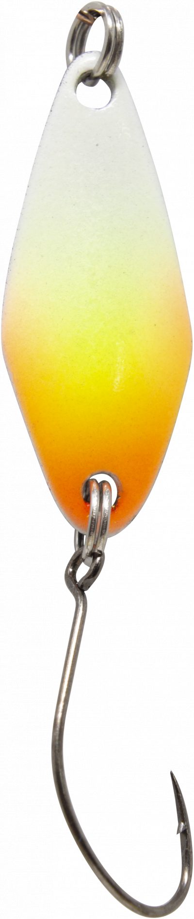 Spoon Tremo 2,3 g weiß-gelb-orange / schwarz grüner Punkt